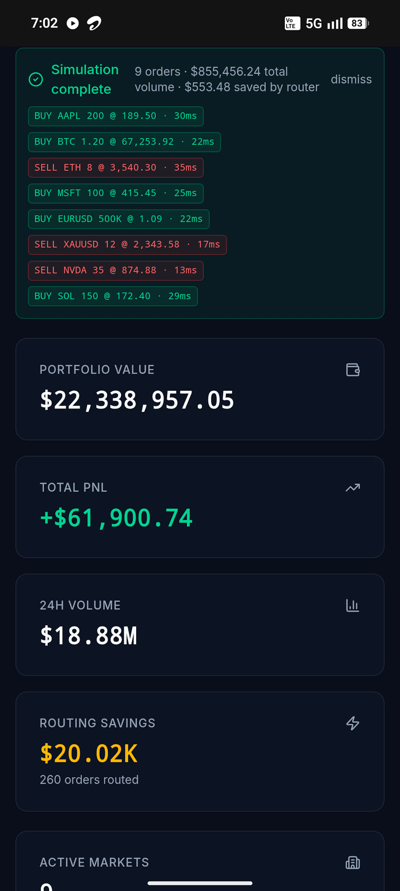 Global Arbitrage & Liquidity Router screenshot 1