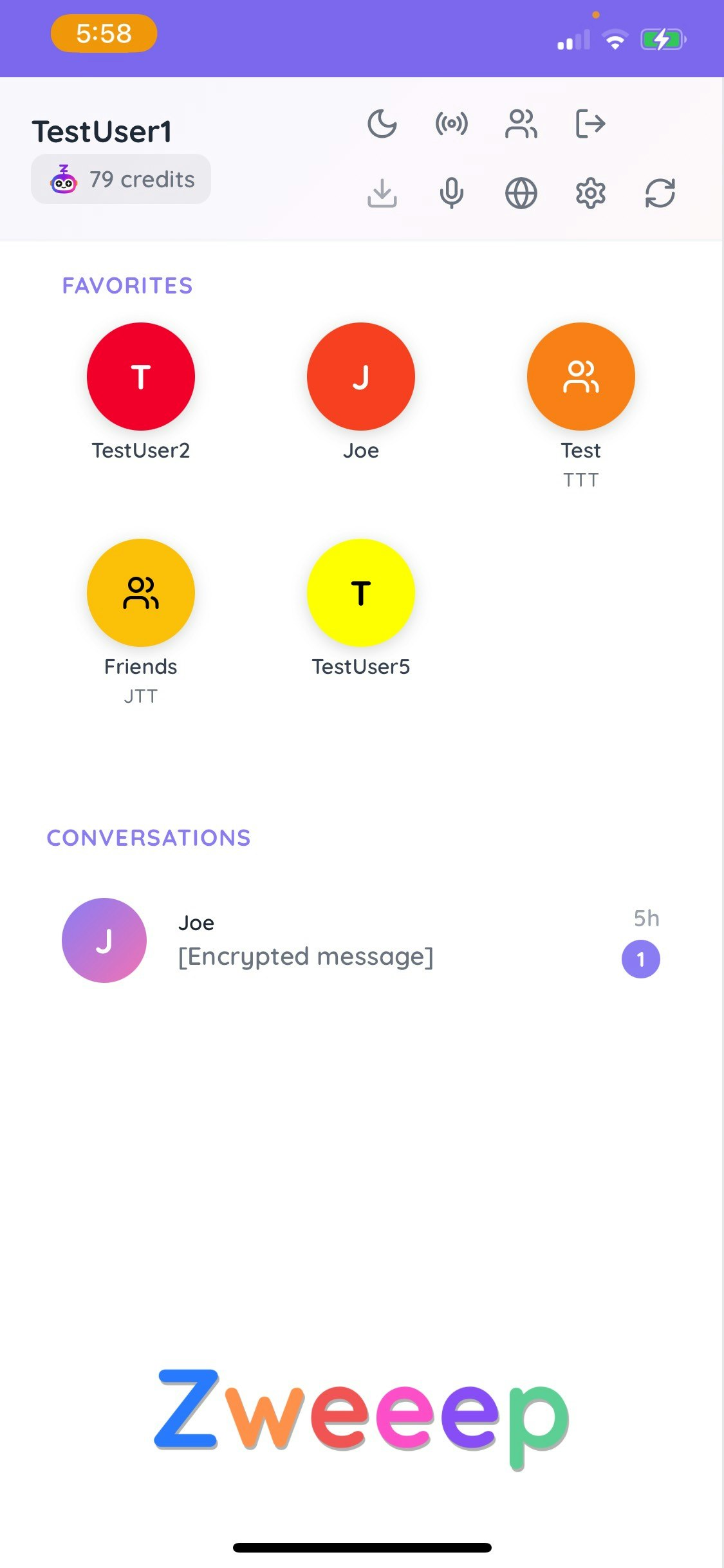 Zweeep - Screenshot 2 showing product features and functionality