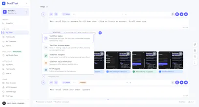 Text2Test | 0 β Test Suite in Minutes gallery image