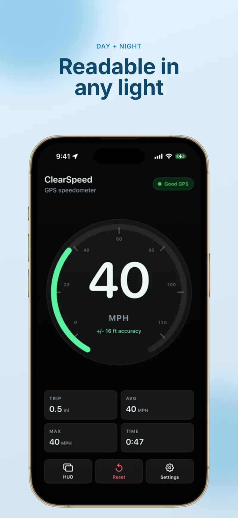 ClearSpeed GPS screenshot 2