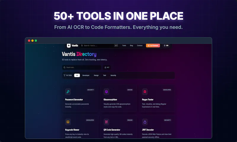 Vantis screenshot 3