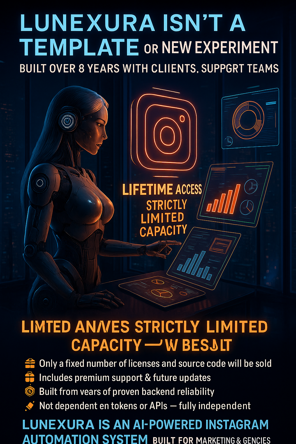 Lunexura - Main product screenshot demonstrating key features and user interface