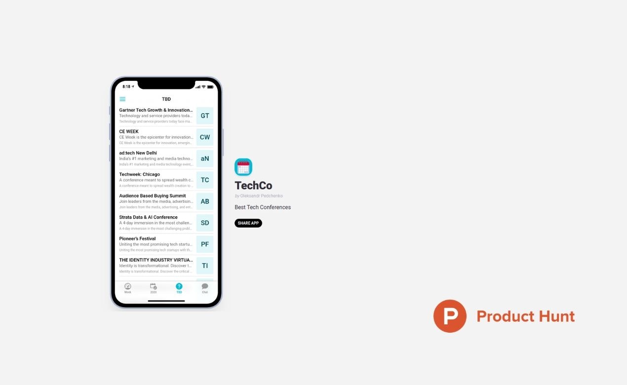 TechCO Events App gallery image