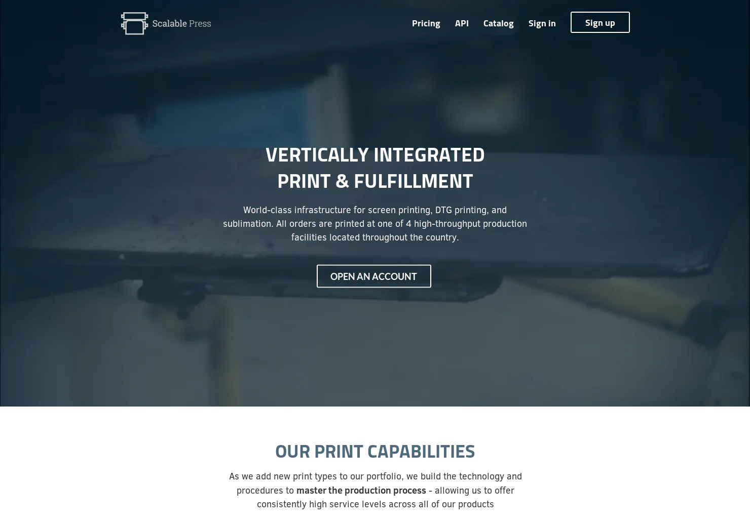 Scalable Press API