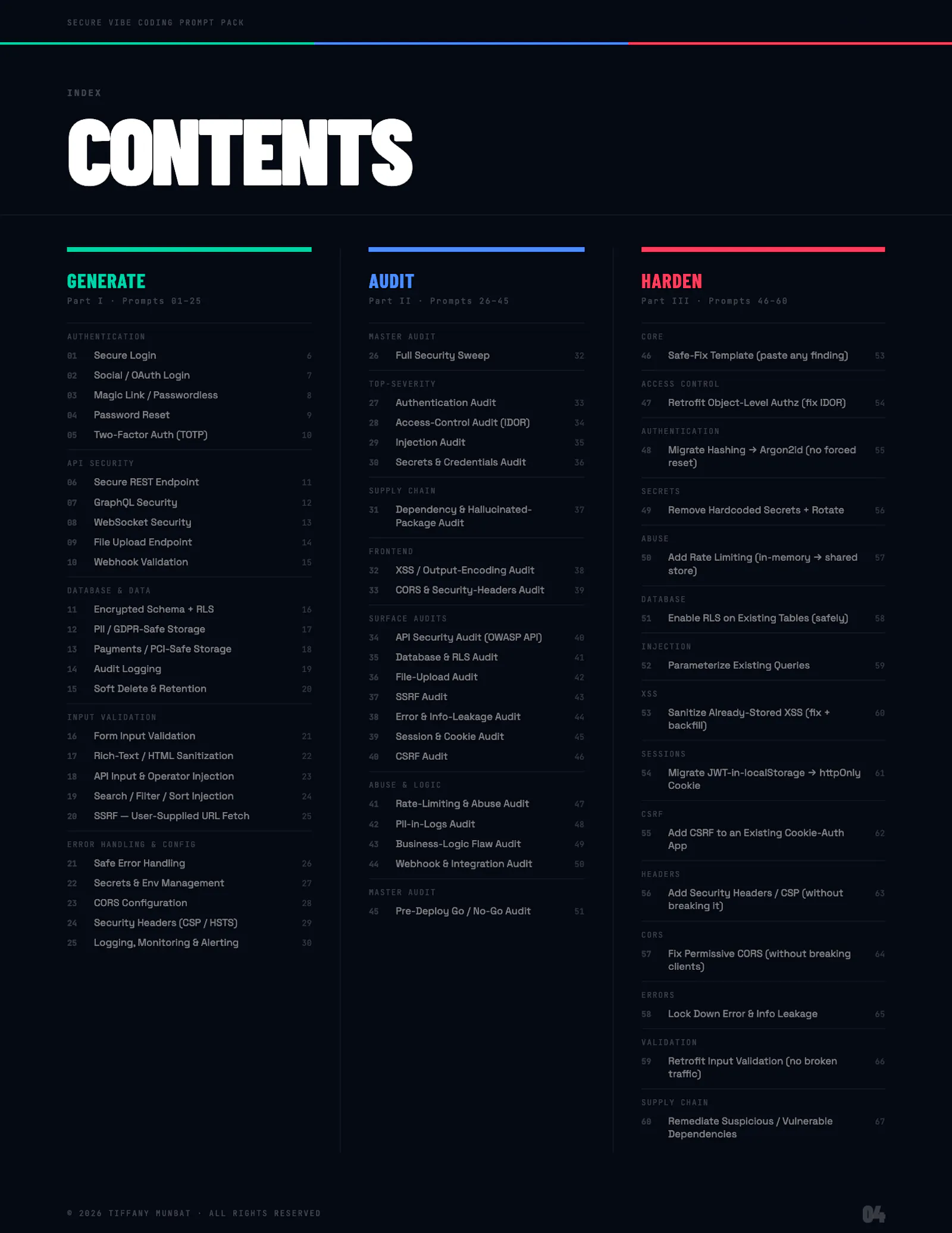 Secure Vibe Coding Pack screenshot 2