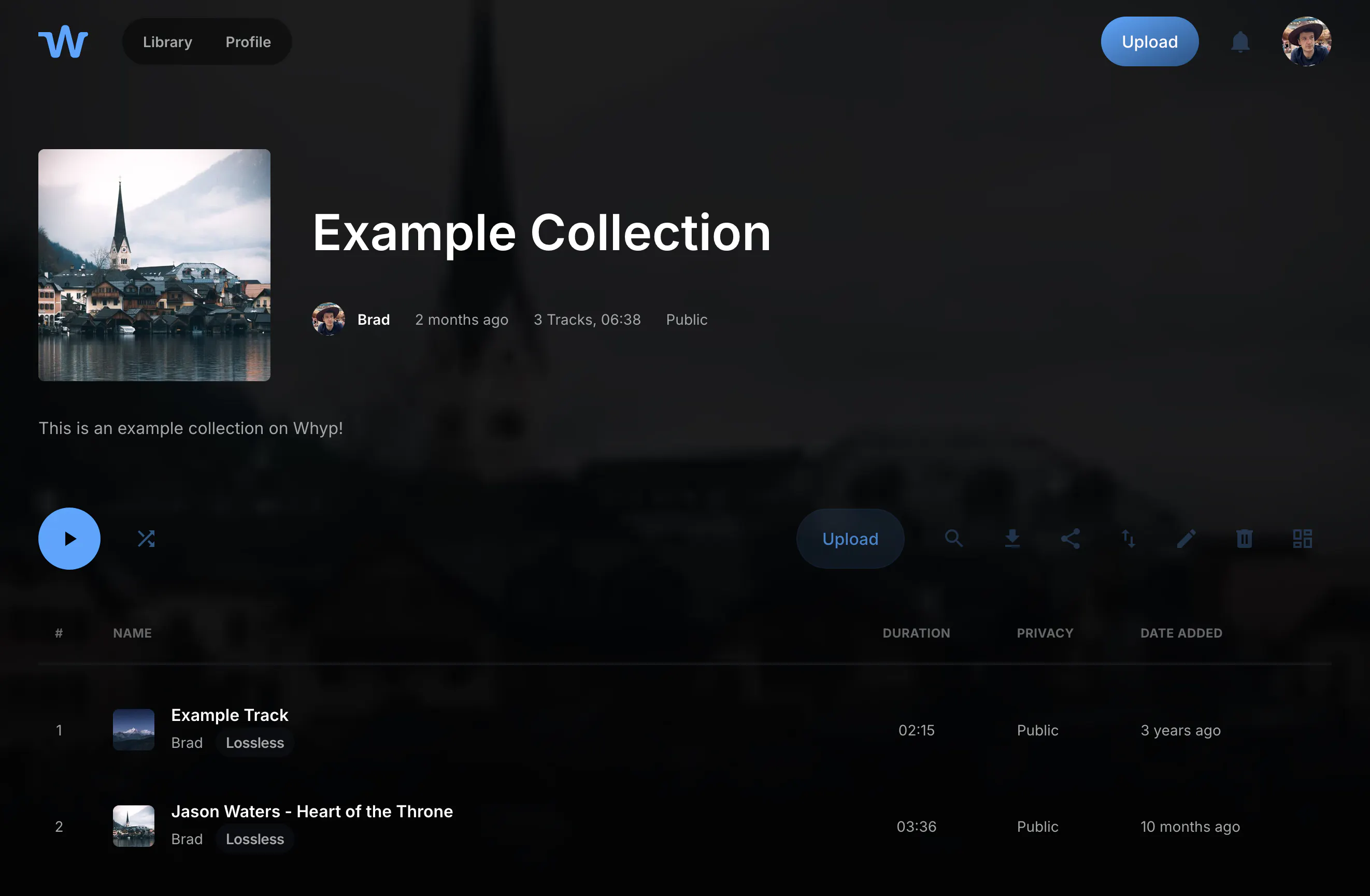 Whyp - Private Audio Hosting with Embeds gallery image