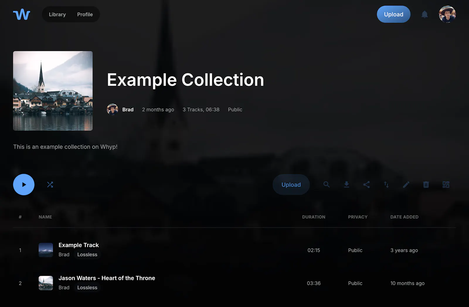 Whyp - Private Audio Hosting with Embeds screenshot 4