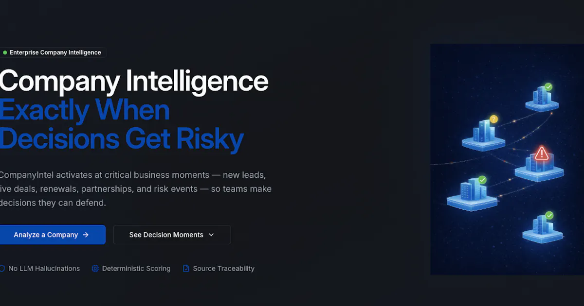 CompanyIntel.io