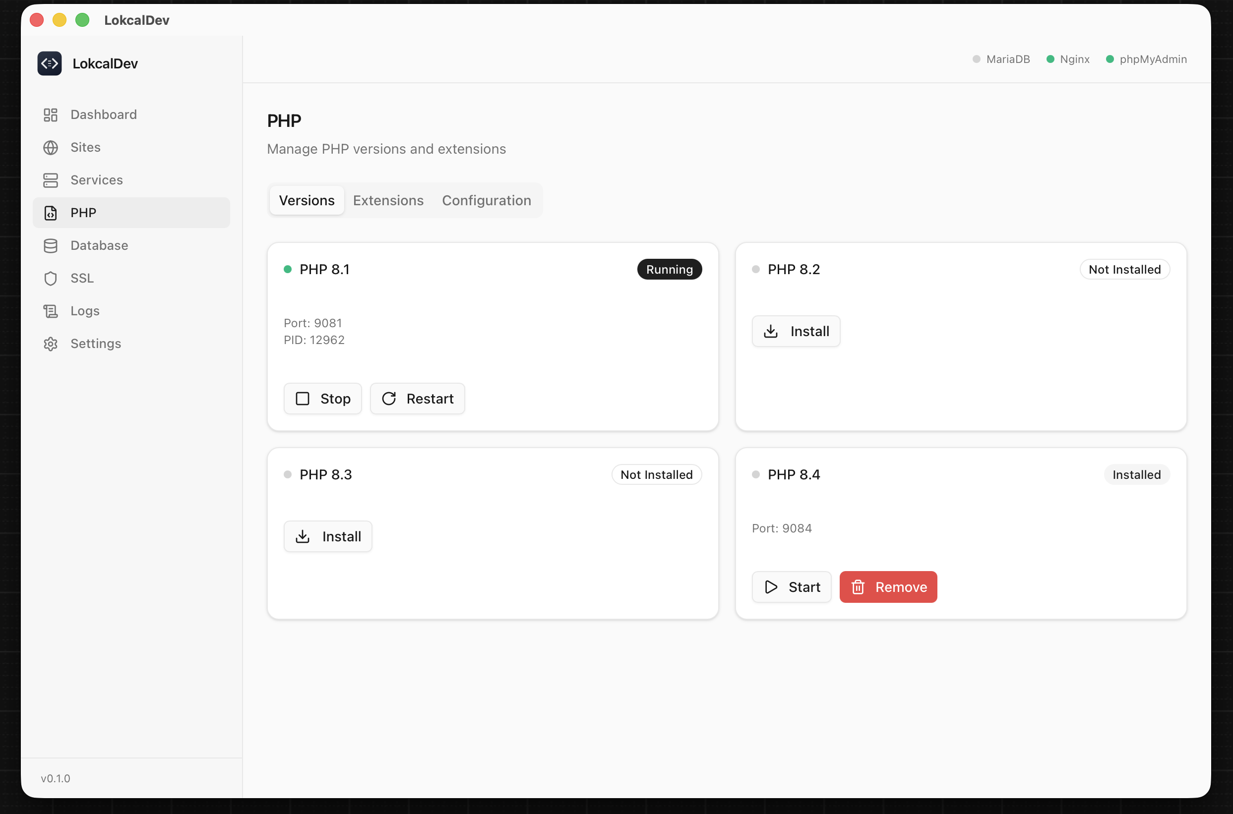 LokcalDev gallery image