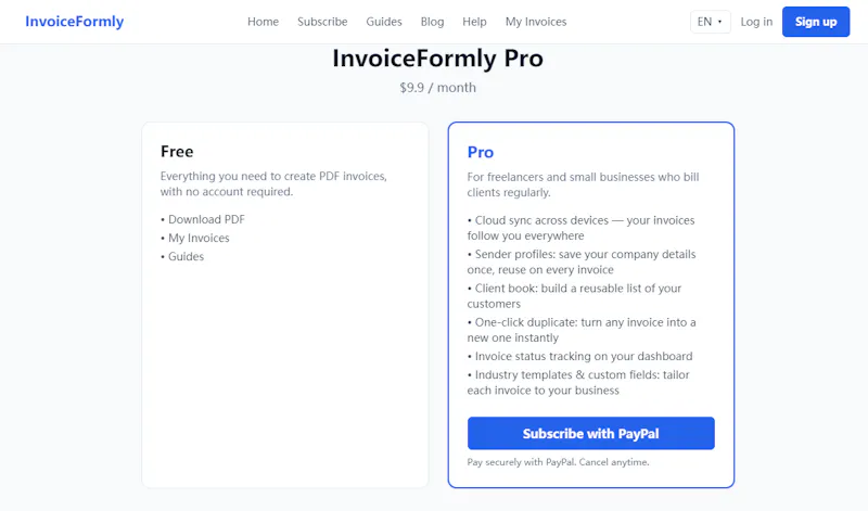 InvoiceFormly screenshot 3
