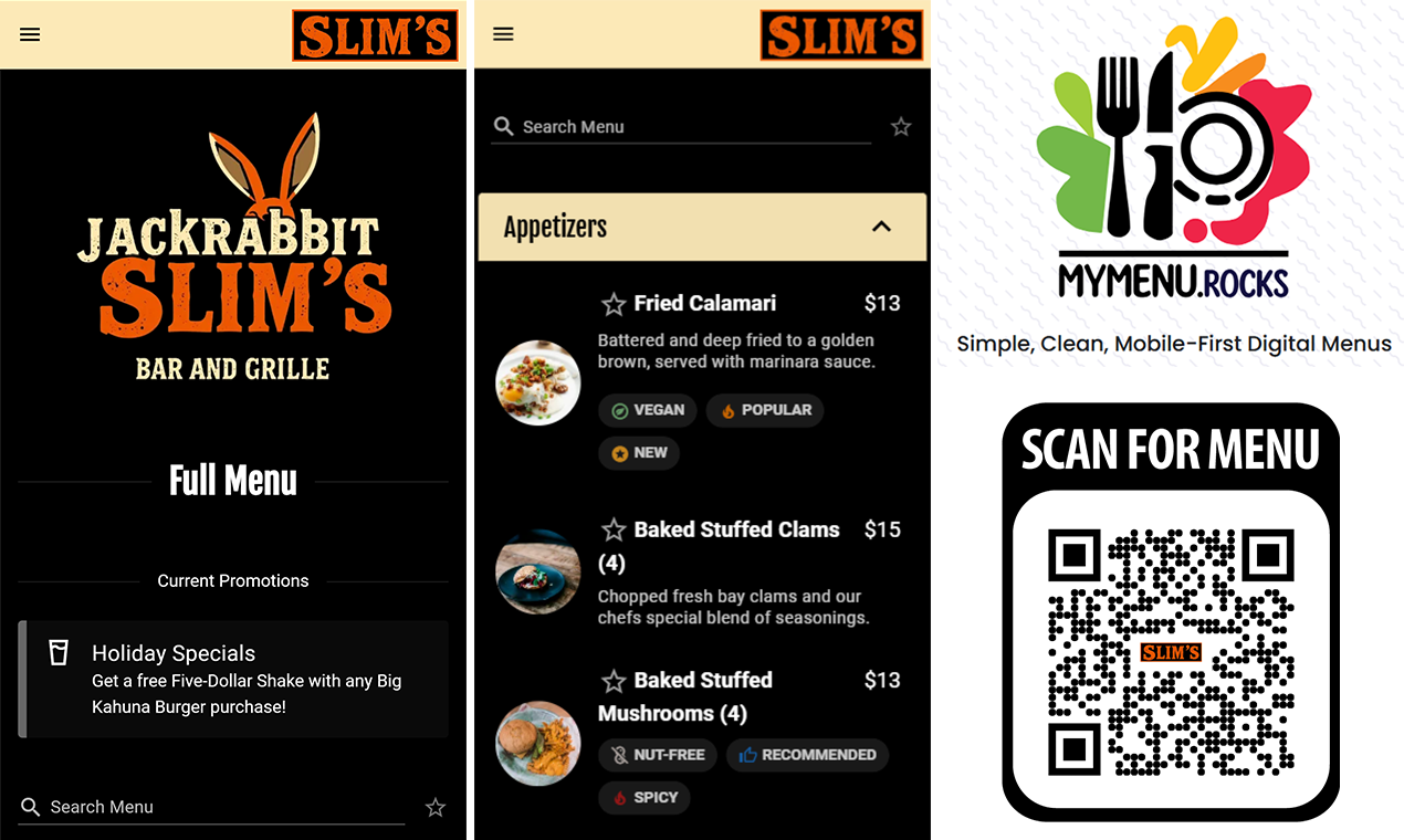 mymenu.rocks - Digital menus for your business media 1