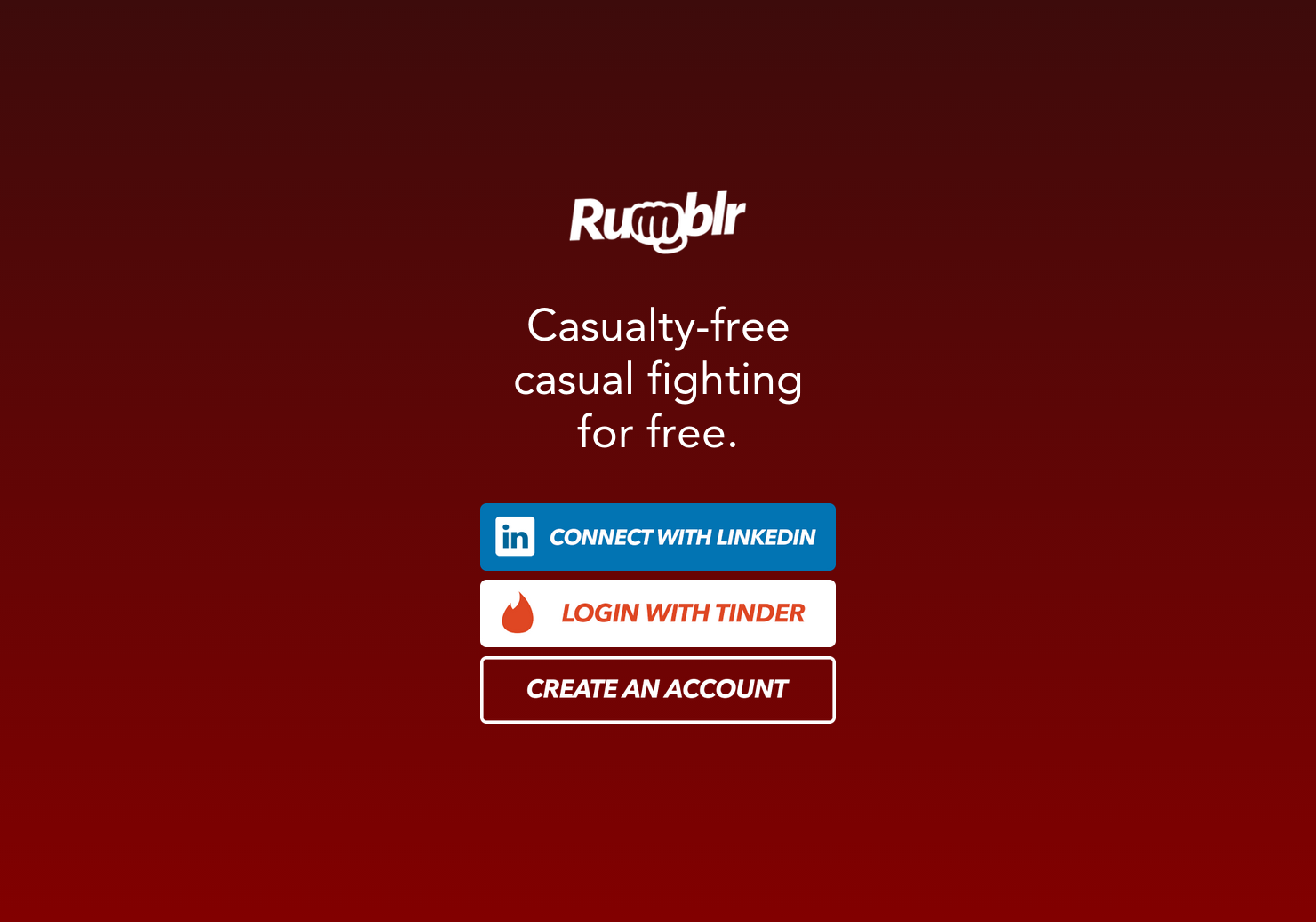 Rumblr - Tinder for Fighting gallery image