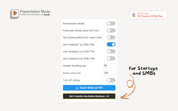 Presentation Mode for Notion gallery image