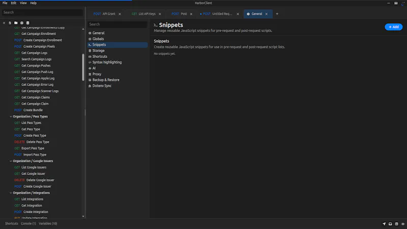 HarborClient screenshot 8