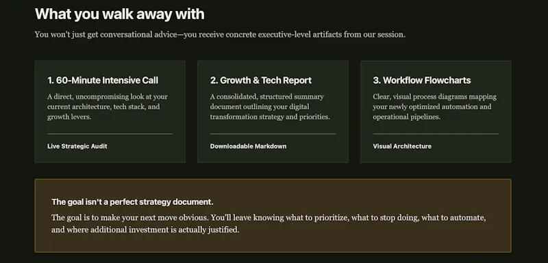Digital Growth & Automation Session screenshot 4