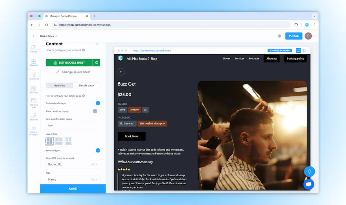 SpreadSimple 2.0