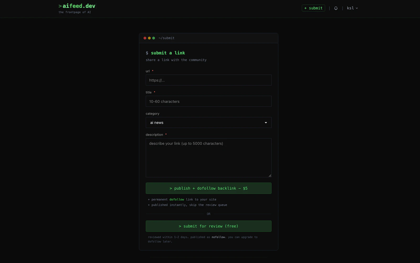 aifeed screenshot 2