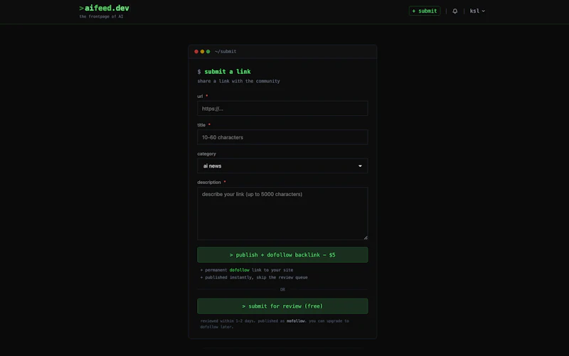 aifeed screenshot 2