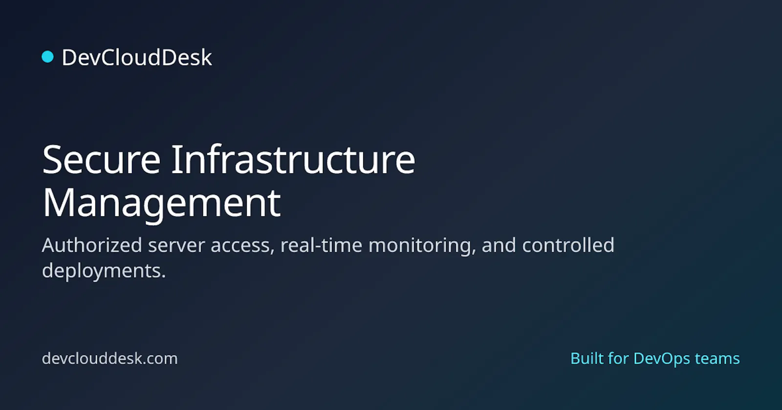 DevCloudDesk screenshot 1