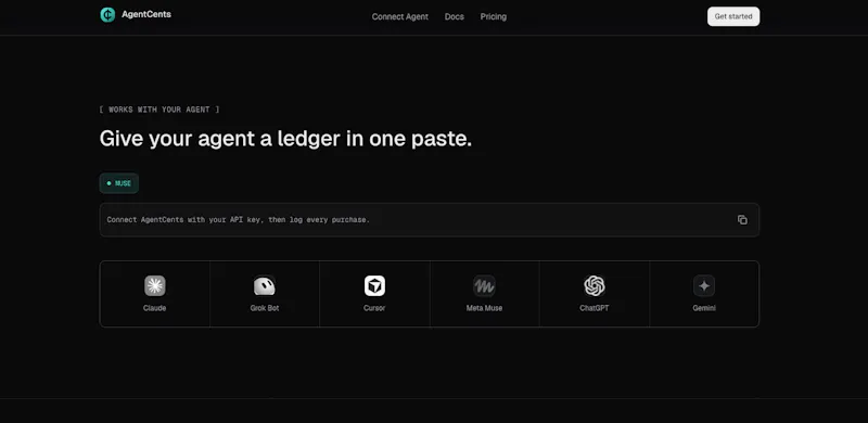 AgentCents screenshot 2