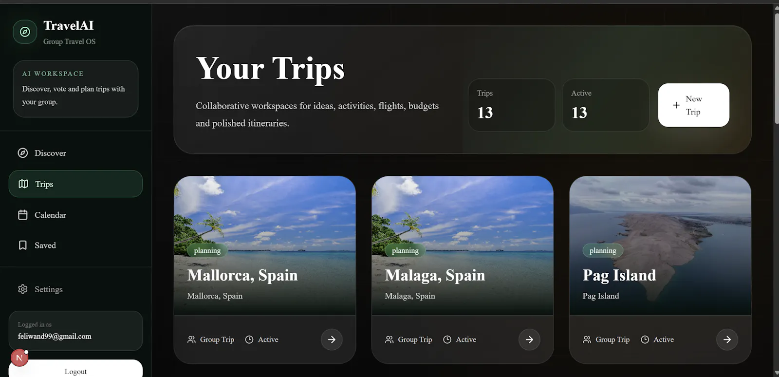 TravelAIOS screenshot 1