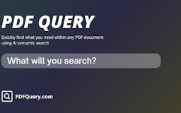 PDF Query - Ai-Powered Document Search media 2