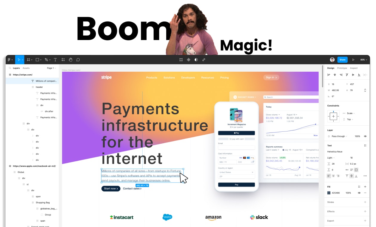 html.to.design - Преобразовать любой веб -сайт в полностью редактируемые проекты Figma медиа 4
