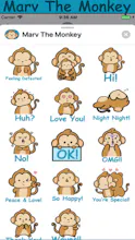 Marv The Monkey iMessage Sticker Pack gallery image