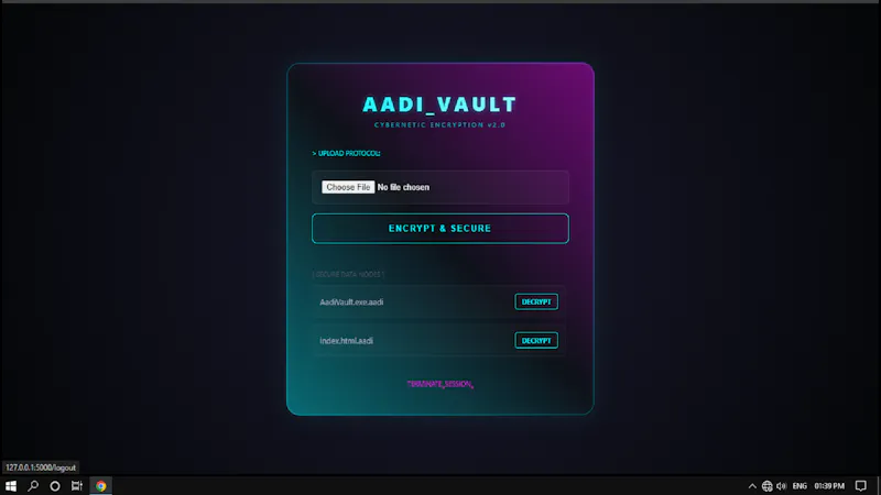 Aadi-vault screenshot 3