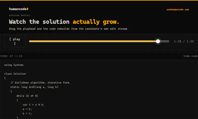 Humancode screenshot 6