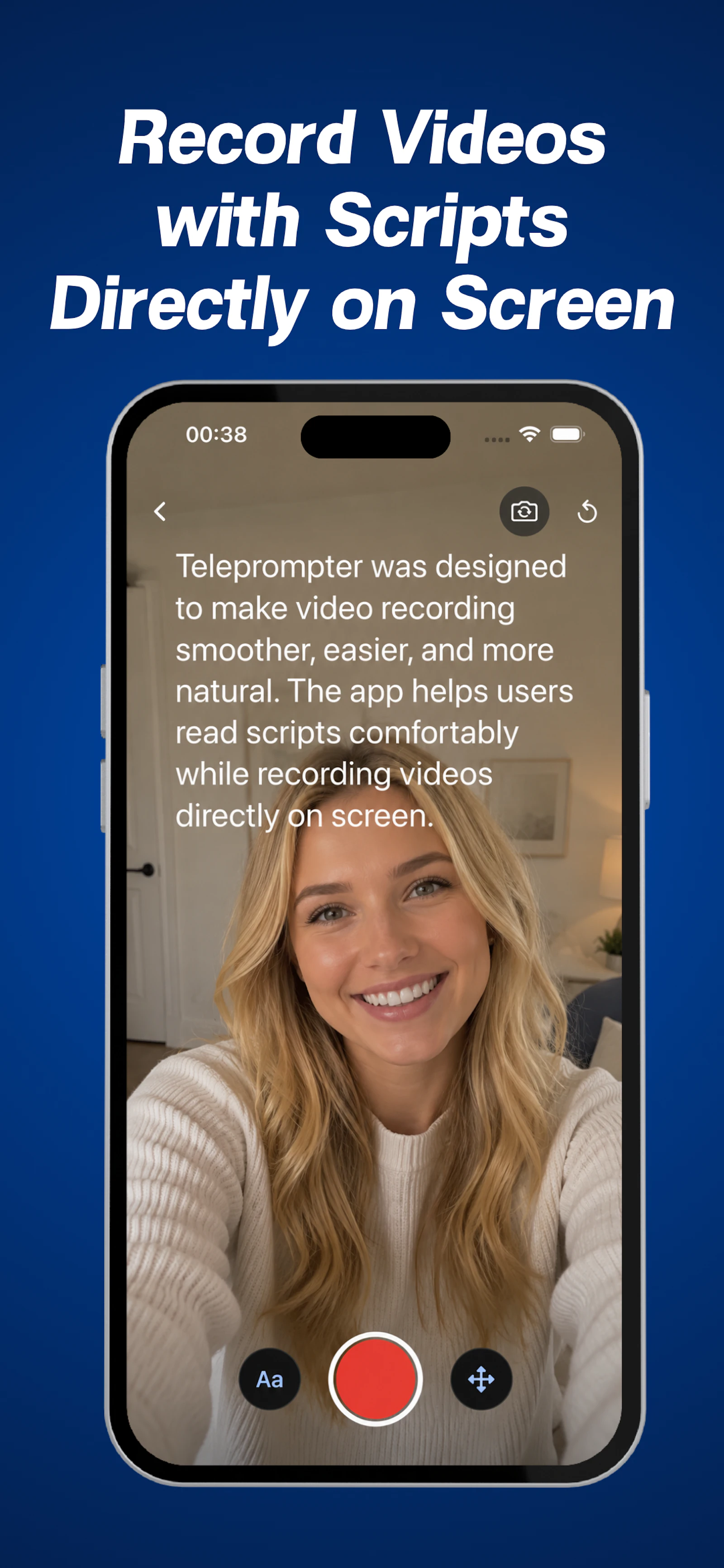 Teleprompter-Scrolling Scripts screenshot 4