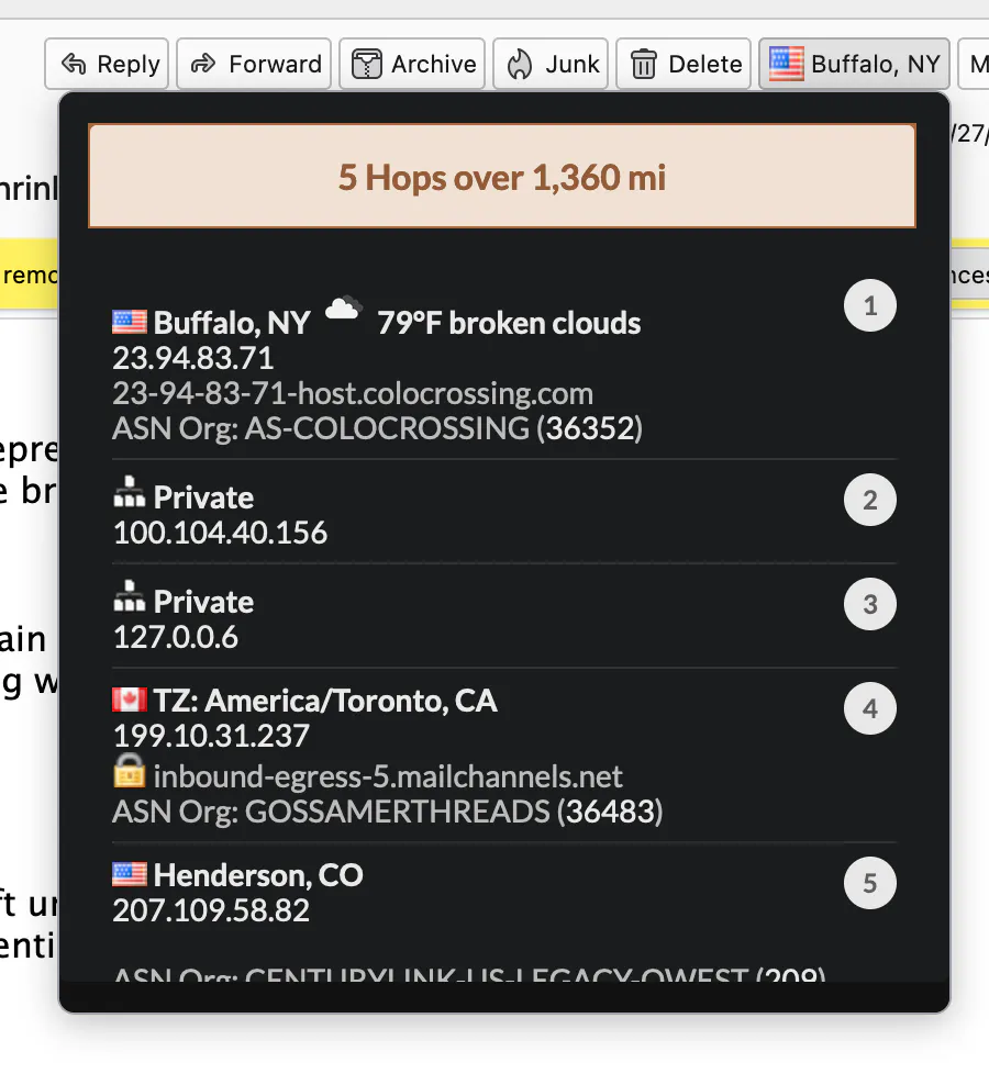 MailHops gallery image
