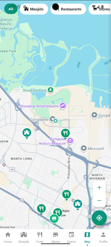 FindMyMasjid - Screenshot 2 showing product features and functionality