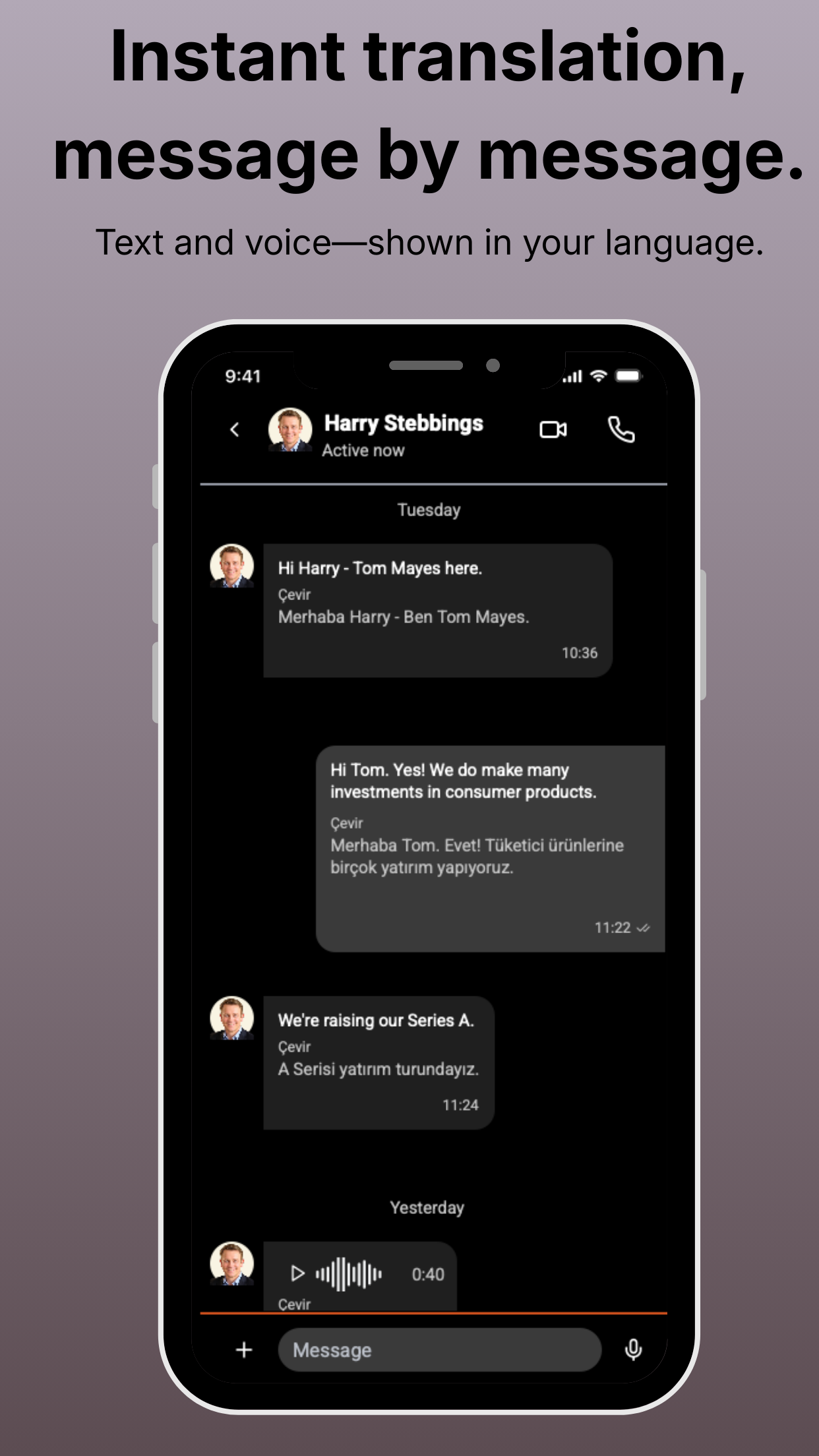 WalkTalk - Main product screenshot demonstrating key features and user interface