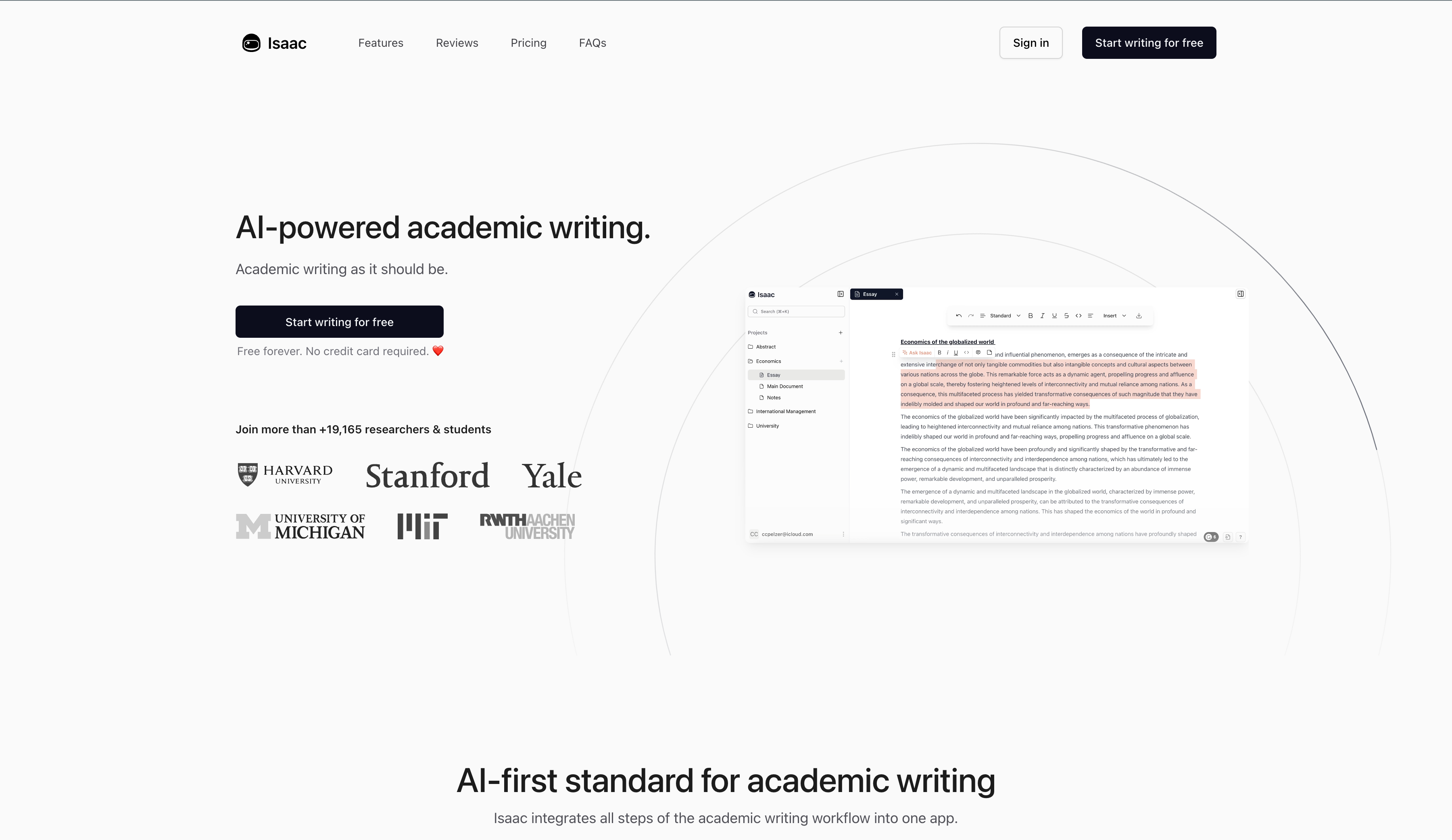 Isaac Editor gallery image