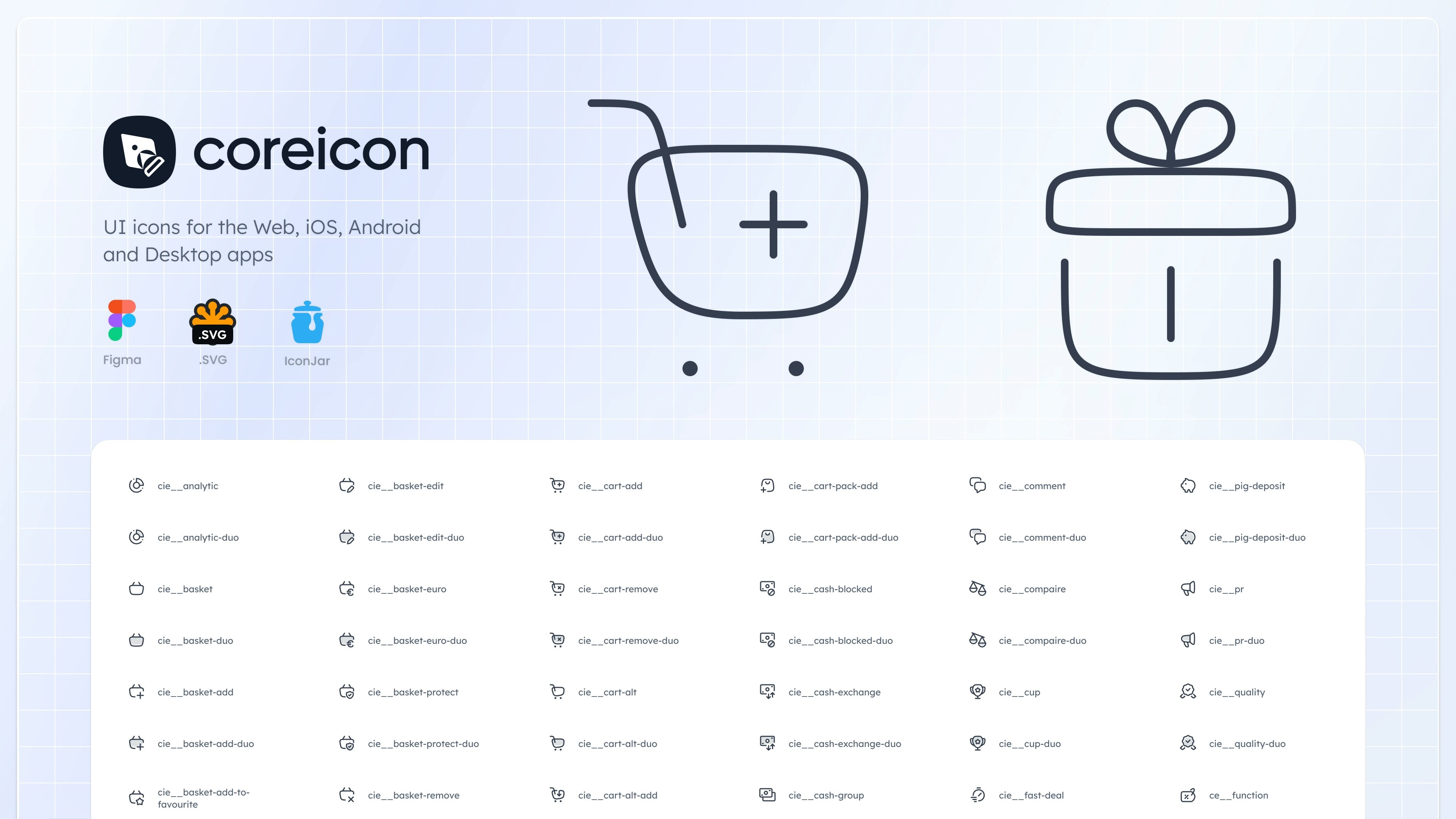 Media Coreicon - Ikon UI, SVG, Reka Bentuk Produk, UX/UI, Pakej Ikon, UI 3