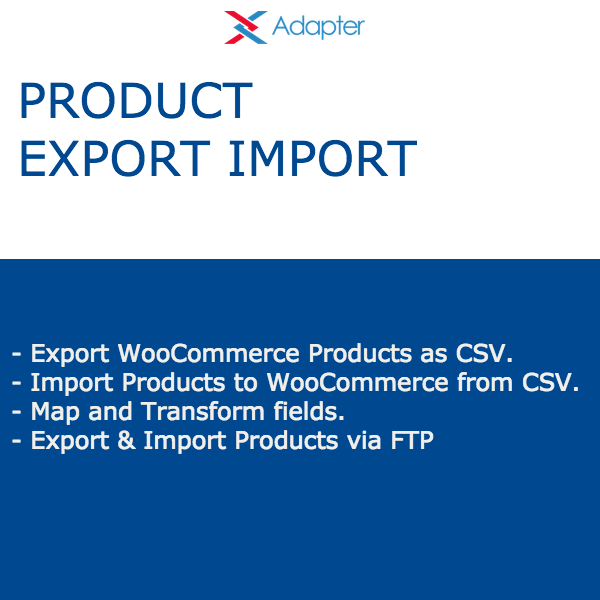 Product Import Export Plugin for WooCommerce