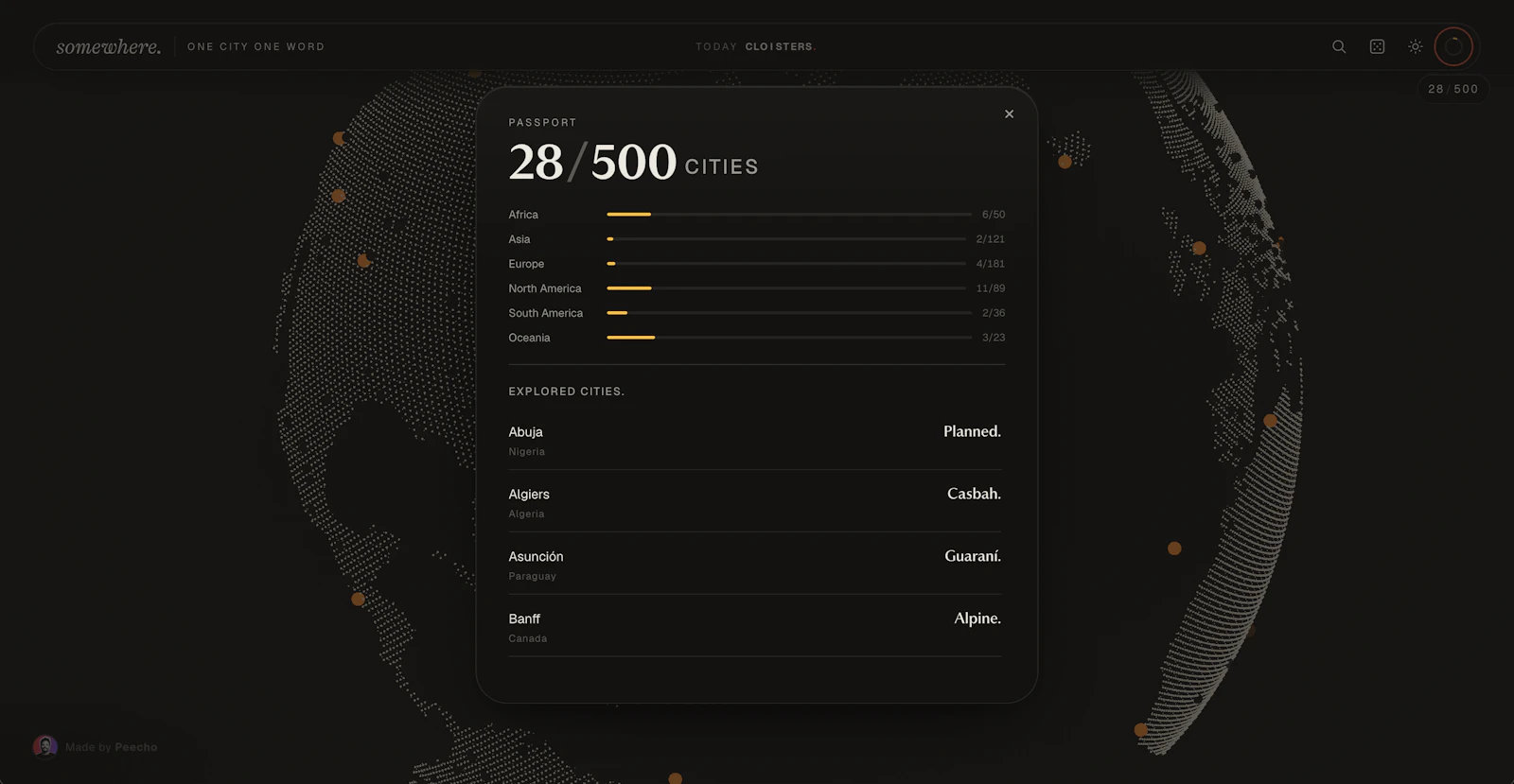 somewhere. screenshot 5