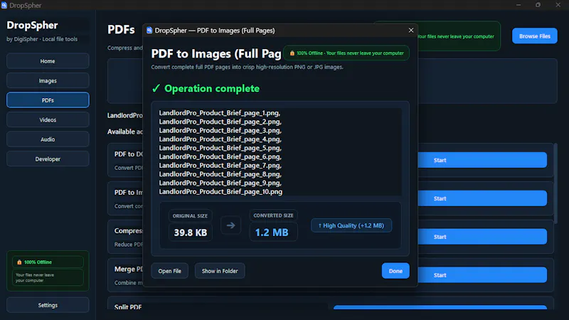 DropSpher File Converter screenshot 12