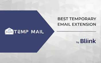 Tempmail by Bliink for Chrome gallery image
