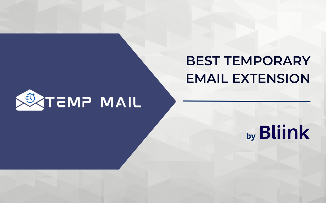 Tempmail van Bliink voor Chrome media 1