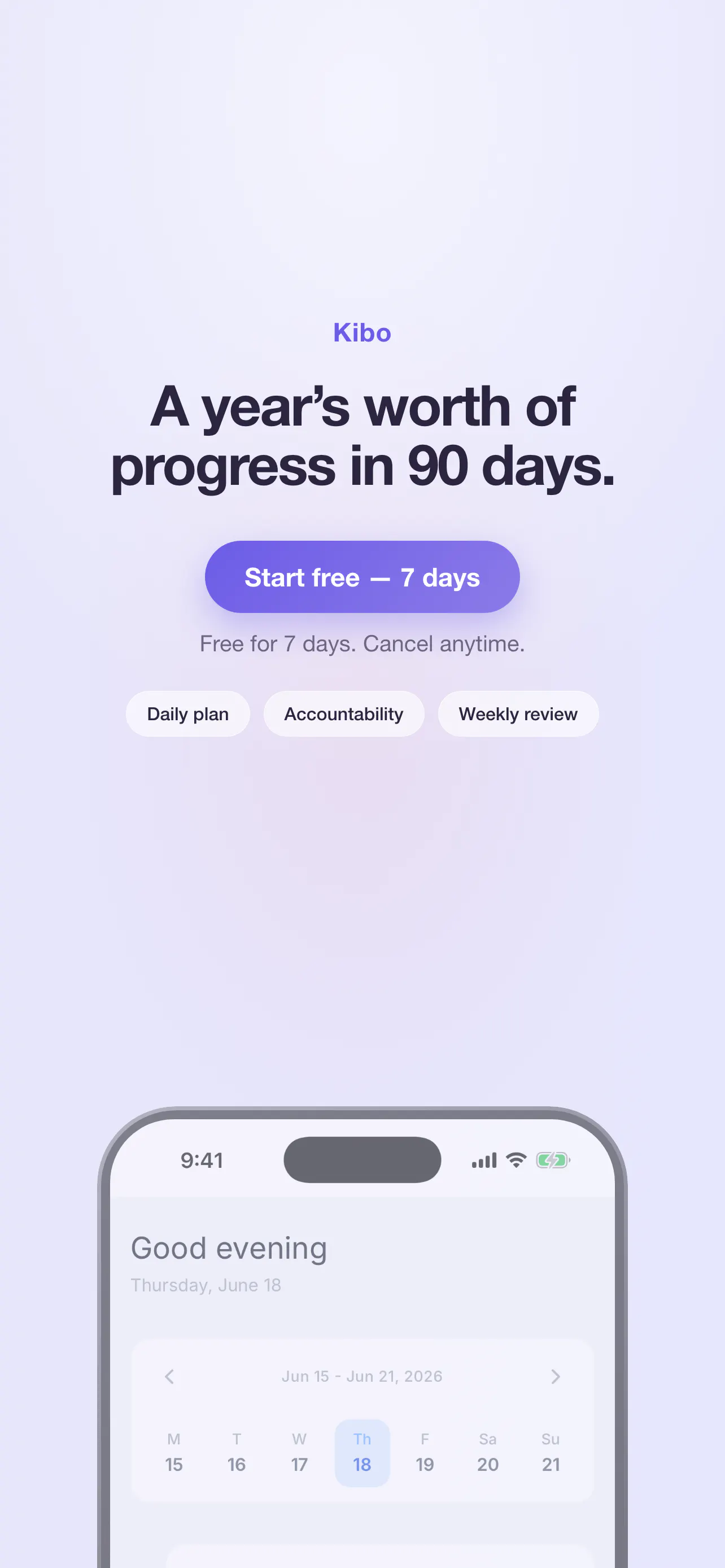 Kibo screenshot 5