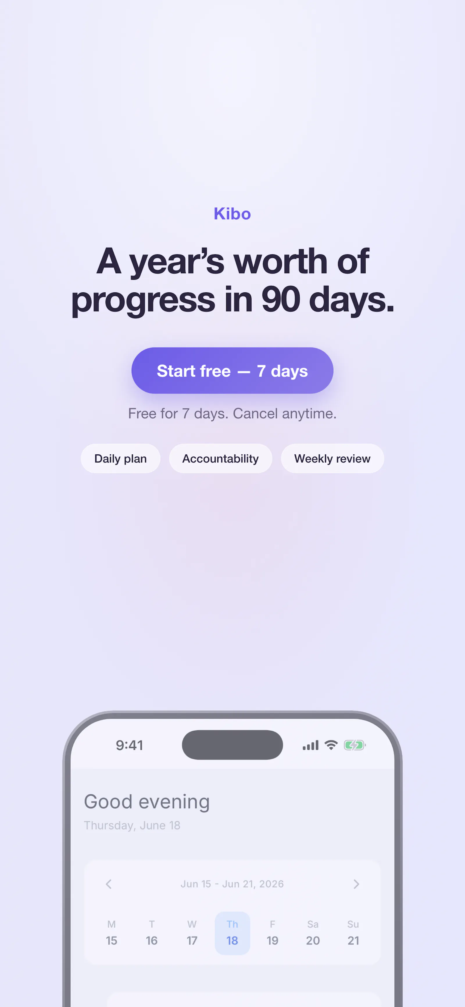 Kibo screenshot 5