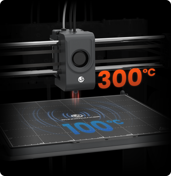 Wondermaker Zr - Açık Kaynaklı Ultra 4 Araç Başlıkları 3D Yazıcı medya 7