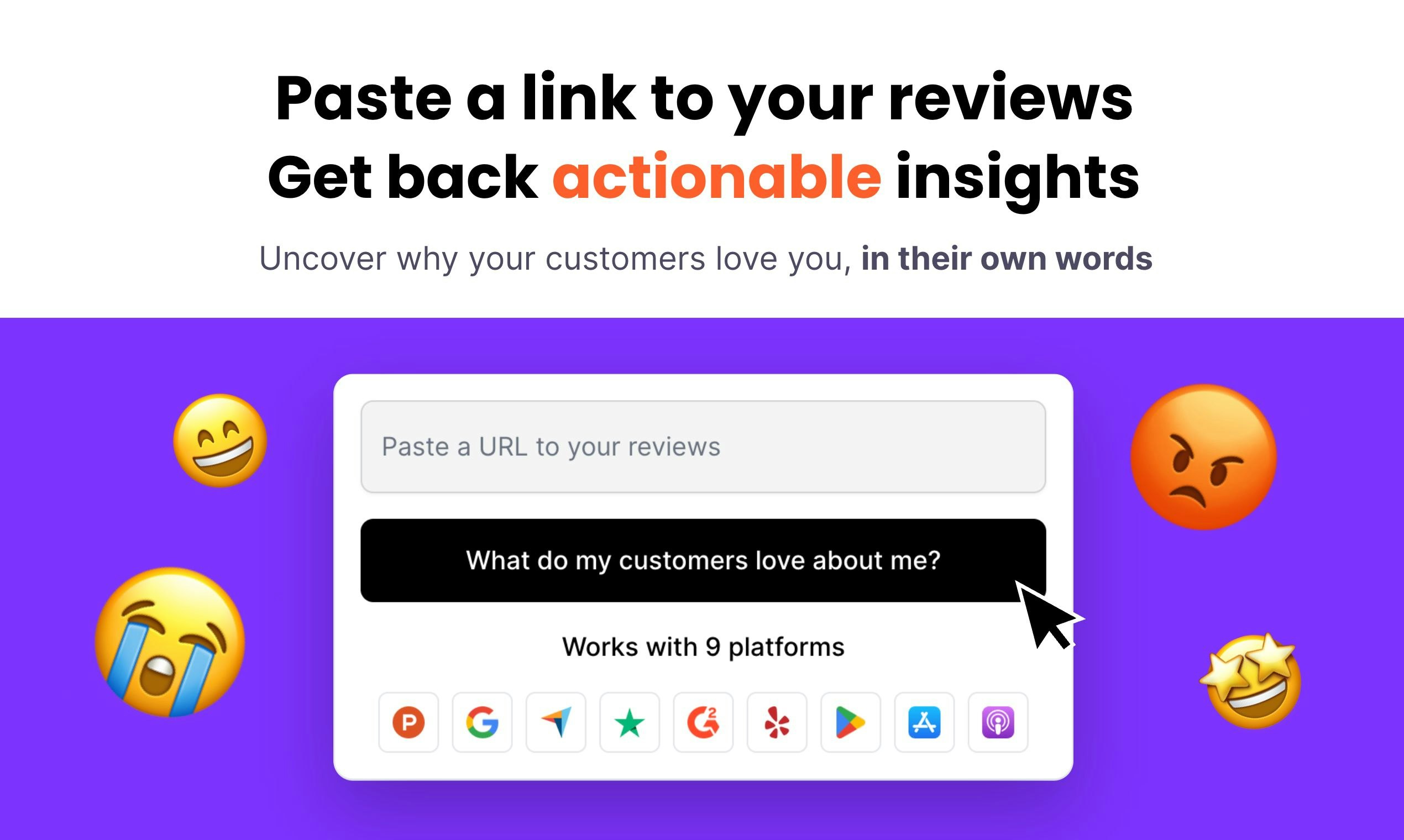 startuptile Mine My Reviews-Uncover customer gold with AI