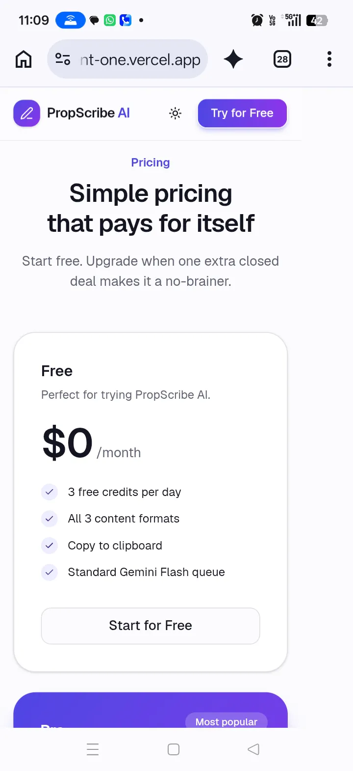 PropScribe AI 1.0 Launch  gallery image