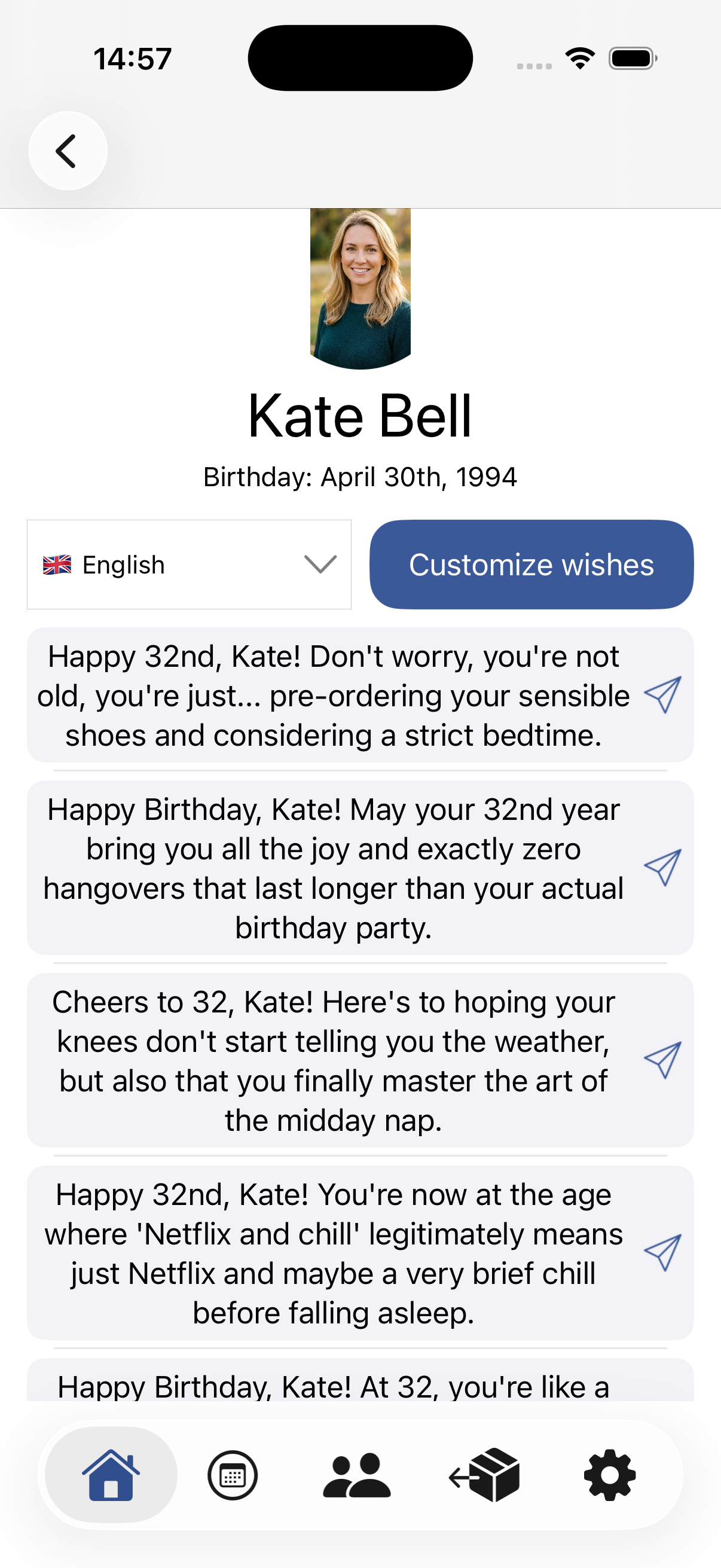 Good Friend Birthday Reminder gallery image