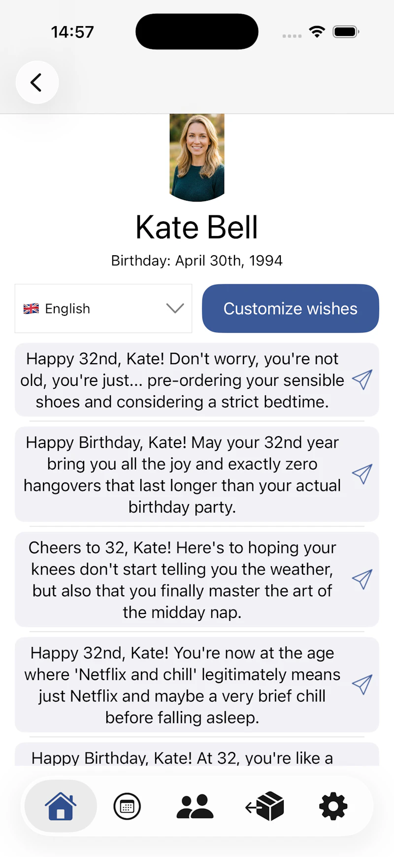 Good Friend Birthday Reminder screenshot 2