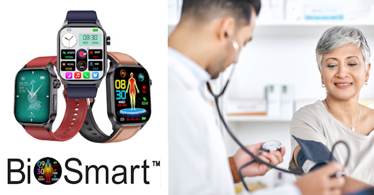 Biosmart Uhr - Biosmart ™ Uhren zur Gesundheits- und Fitnessüberwachung Medien 1