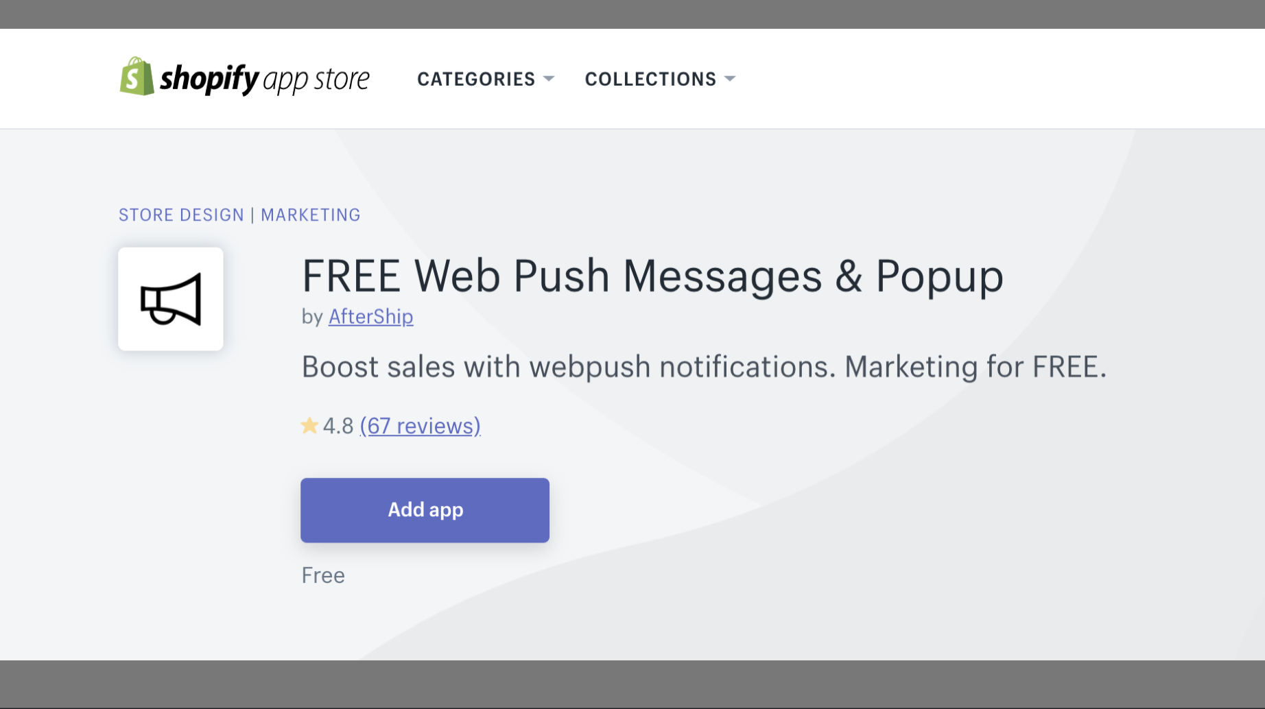 Shopify FREE Web Push Messages & Popups gallery image